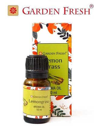 Ароматическое масло лимонник garden fresh lemongrass oil 10ml.