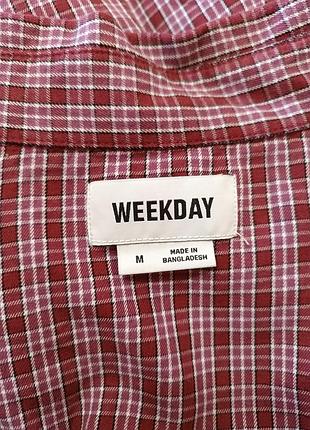 Weekday - большая рубашка в клетку 3