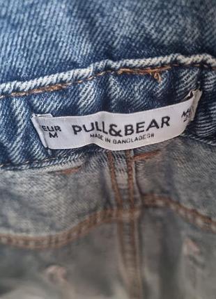 Pull&bear джинсовый комбинезон м шортами 3
