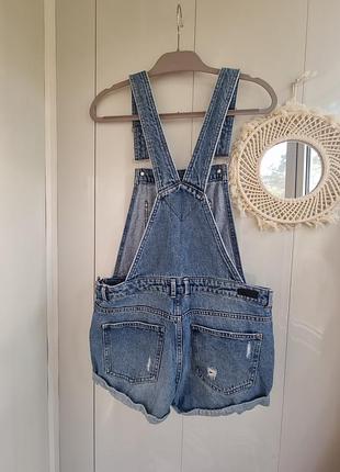 Pull&bear джинсовый комбинезон м шортами 4