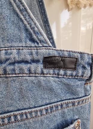 Pull&bear джинсовый комбинезон м шортами 5