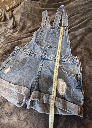 Pull&bear джинсовый комбинезон м шортами 7