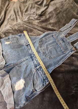 Pull&bear джинсовый комбинезон м шортами 8