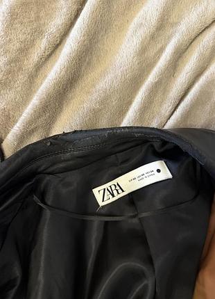 Пиджак шкіряний zara 6