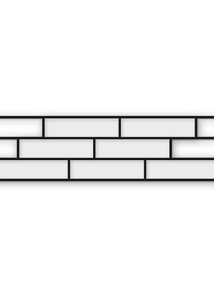 Многоразовый трафарет 96×27 см, 3 мм — под плитку subway 3×12″ 76×305 мм, кладка со смещением 1/3, декоративная штукатурка стен