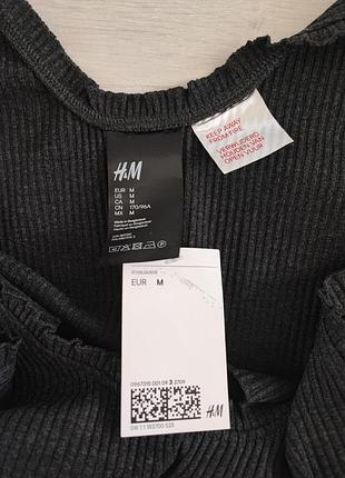 Майка в рубчик h&amp;m 3