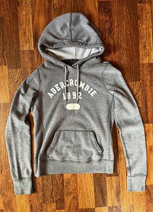 Сіре худі abercrombie & fitch