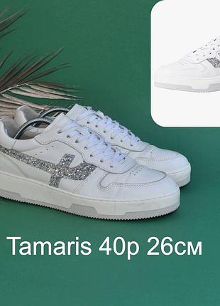 Шкіряні снікерси tamaris