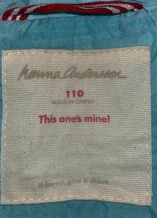 Пуховик hanna andersson, 5лет 6