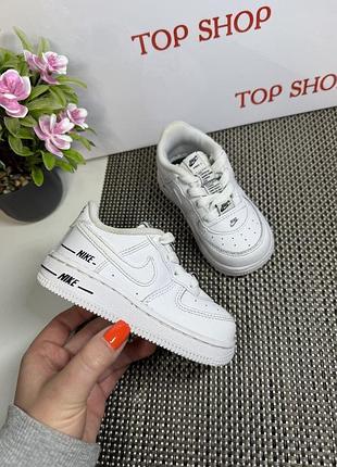 Оригінальні кеди кросівки дитячі nike air force шкіра