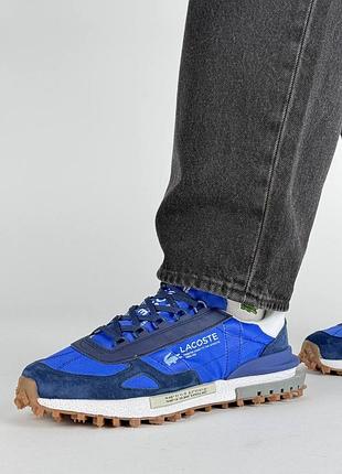 Мужские кроссовки lacoste elite active royal blue white