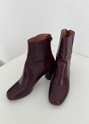 Шкіряні ботильони ботинки sandro paris camilla (оригінал) р.37 5