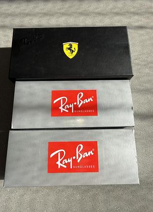 Ray-ban. чехлы для очков в коробке с тряпочками для протирки 2