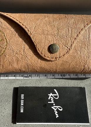 Ray-ban. чехлы для очков в коробке с тряпочками для протирки 7