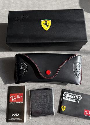 Ray-ban. чехлы для очков в коробке с тряпочками для протирки 3