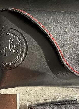 Ray-ban. чехлы для очков в коробке с тряпочками для протирки 4