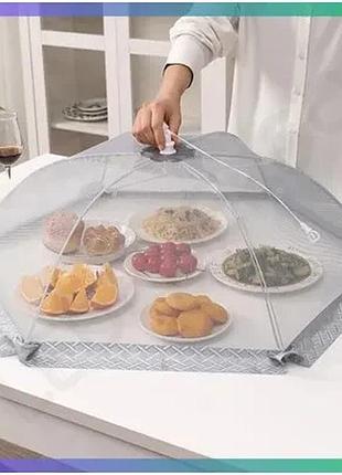 Москитна сітка semi 70 см сірий захист для продуктів від насекомих легка конструкція для дому та пікні sku_cn15525