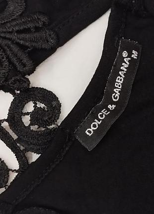 Майка чорна жіноча dolce &gabbana 3