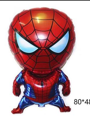 Шарик фигурный надувной фольговона spiderman человекак