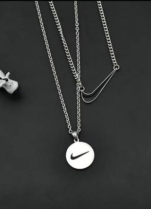 Цепь nike ожерелье набор 2шт. 2