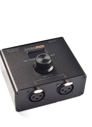 Конвертер midi-dmx doremidi mtd-1024 usb для светового оборудования
