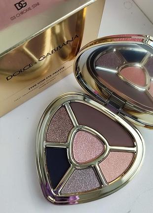 Dolce&amp;gabbana ever icon eye palette, 03 chrome star - sleek grays