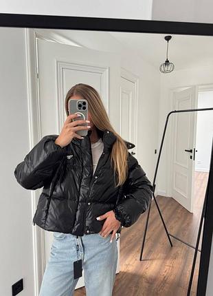 Куртка-пуховик трендова з жилеткою 2 в 1 🖤