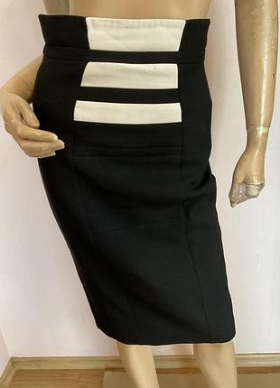 Демисезонная юбка высокая посадка/ s/ brend karen millen