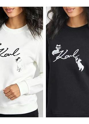 Жіночий світшот karl lagerfeld женский свитшот