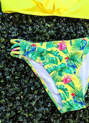 🏖️ яркий детский купальник для девочки с топом🌴☀️ 3