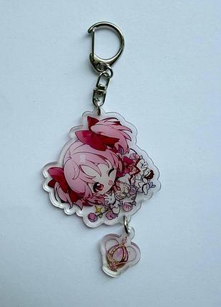 Брелок по аніме чарівниця мадока maho shojo madoka magica