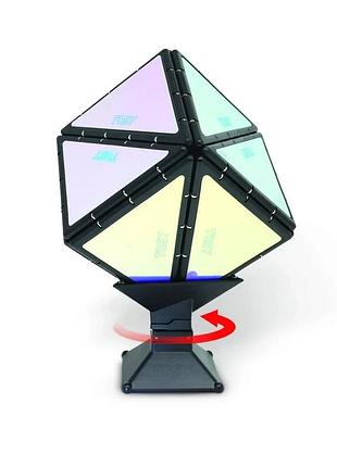 Магнітний конструктор-головоломка tosy magnet pyramid glow (12 блоків + uv-ліхтарик)