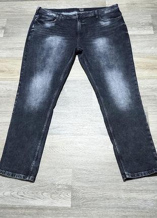 Мужские серые джинсы , размер 44/32 slim .