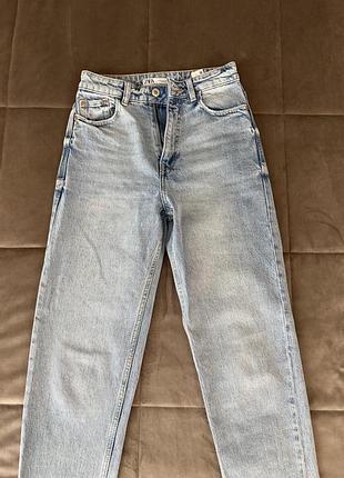 Джинси zara mom fit