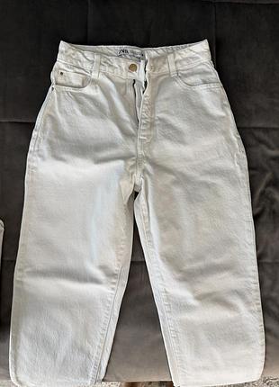 Джинси zara mom fit