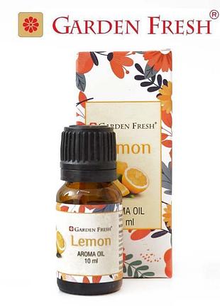 Ароматическое масло лимон garden fresh lemon oil 10ml.