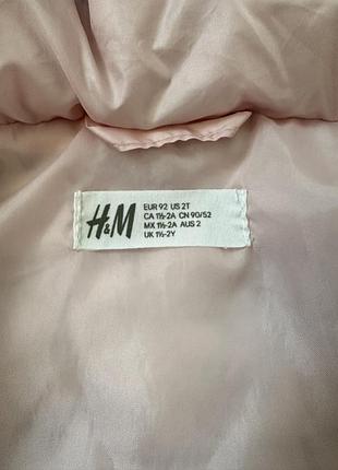 Куртка h&m 92 розмір для дівчинки 3