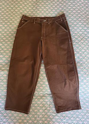 Брюки nike life straight leg fb7198-259 cacao wow brown, мужские, размер 36