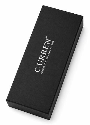 Экспортная коробочка curren black для часов фирменная черная упаковка