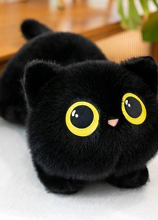 🖤 м'яка іграшка-подушка «чорний кіт» 🐈