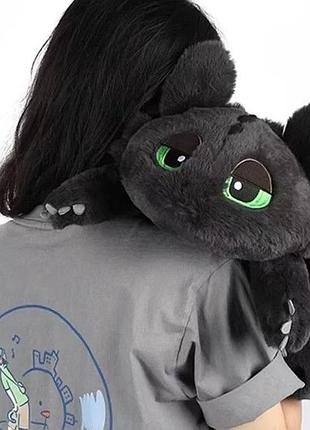 🐉💚 мягкая игрушка «беззубик» 50 см 💚🐉 6
