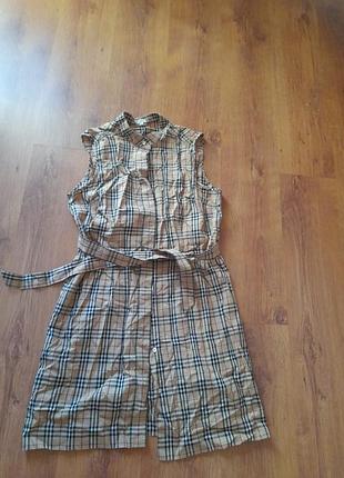 Платье миди коттон. burberry
p.l