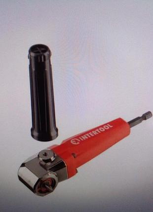 Угловая насадка для дреli и шуруповерта intertool 2