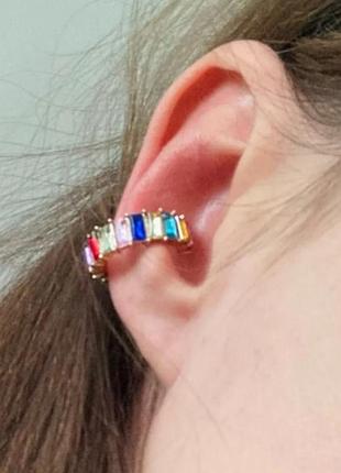 Кафф каффа сережка серьга 8