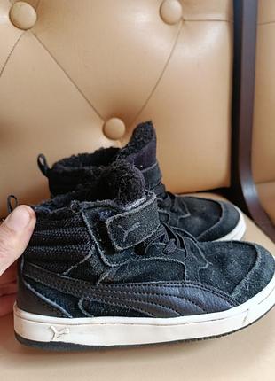 Черевики утеплені замшеві puma