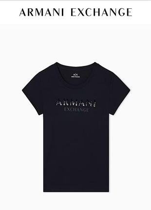 Жіноча футболка armani exchange slim fit