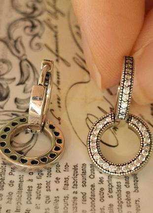 Серьги в стиле pandora (копия). 925