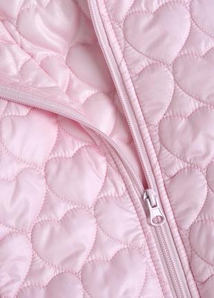 Куртка утеплена chicco down jacket pink hearts 2