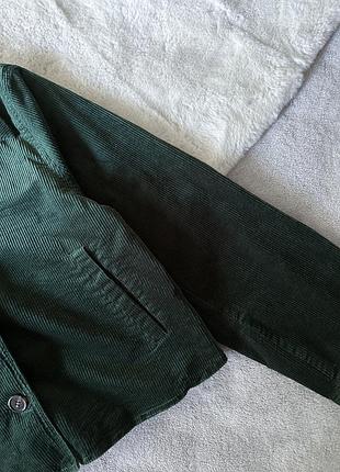Зелена вельветова куртка h&m 5