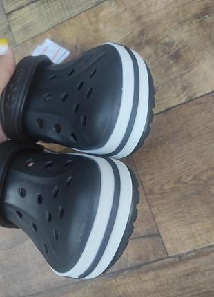 Сабо crocs bayaband clog чорні 9
